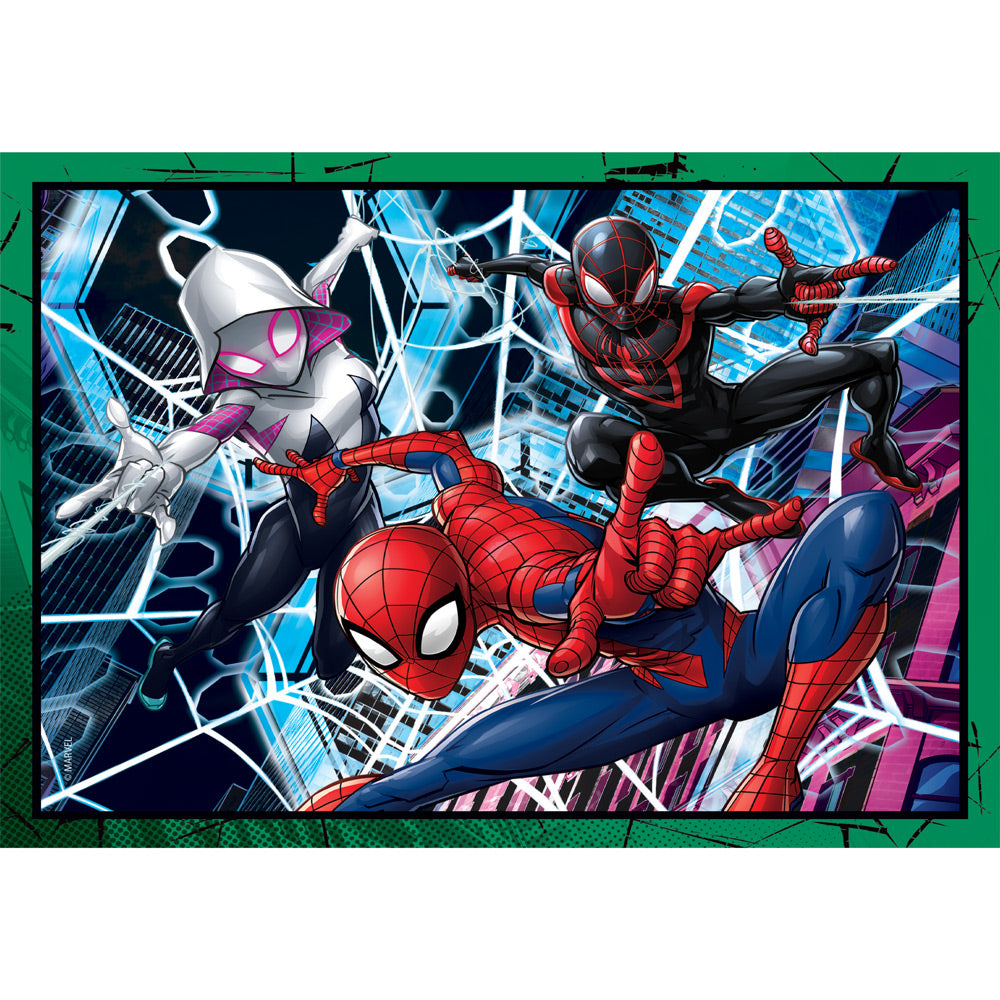 CLEMENTONI 4 в 1 Пъзел Spiderman
