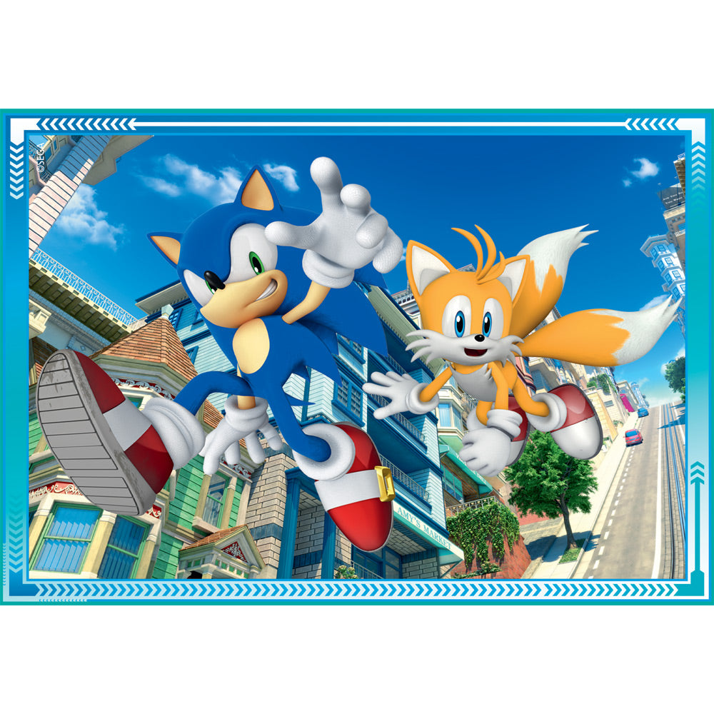 CLEMENTONI 4 в 1 Пъзел Sonic