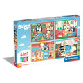 CLEMENTONI 4 в 1 Пъзел Bluey