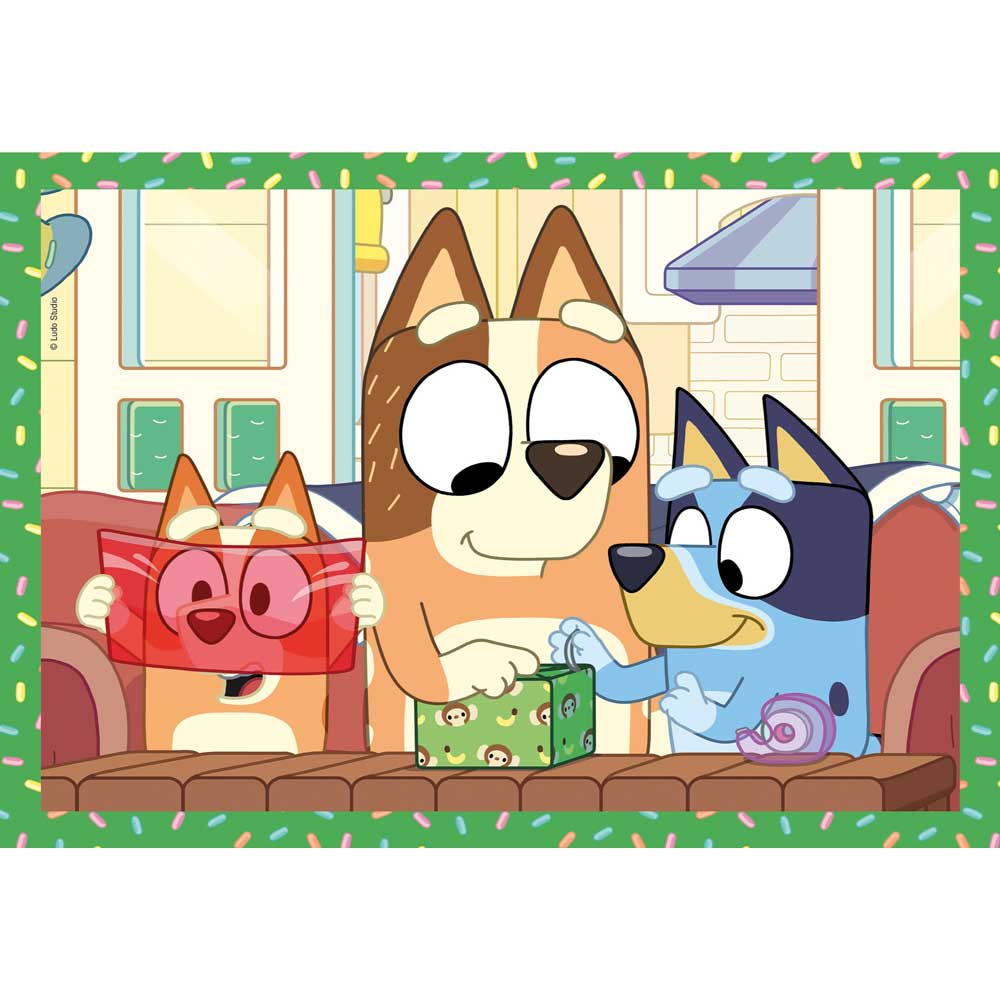 CLEMENTONI 4 в 1 Пъзел Bluey