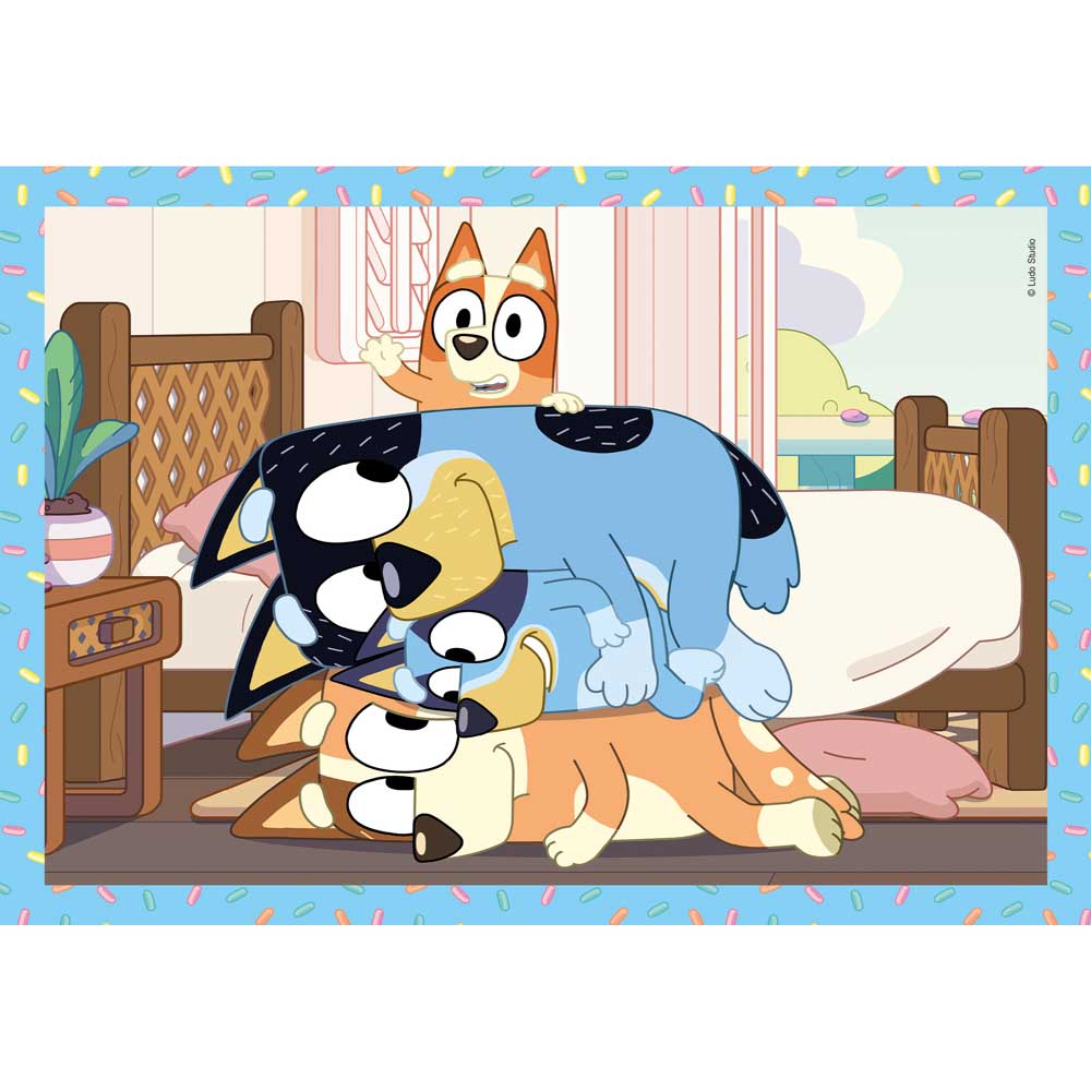 CLEMENTONI 4 в 1 Пъзел Bluey