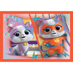 CLEMENTONI 4 в 1 Пъзел Super Kitties