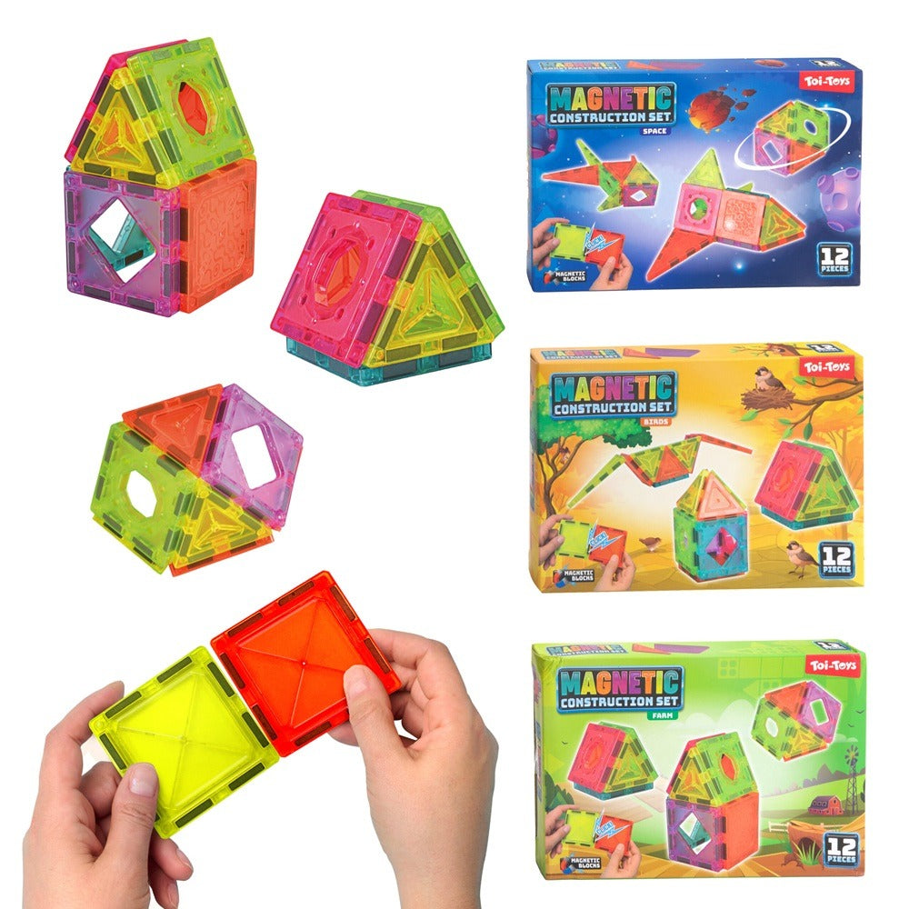 TToys Magnetic Магнитен Конструктор 12ч.