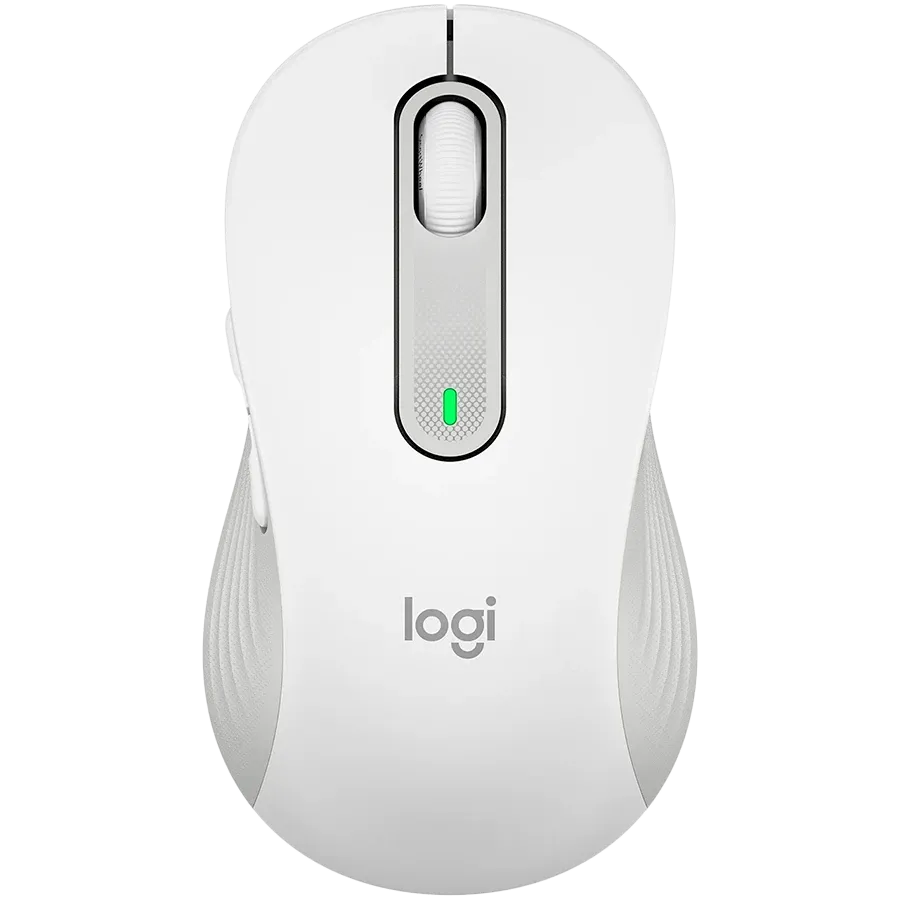 Мишка Logitech M650L Signature Bluetooth, OFF, бяла