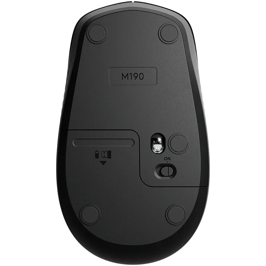 Мишка Logitech M190, MID, сива