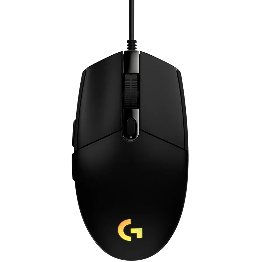Геймърска мишка Logitech G102 Lightsync Corded, USB, EER, черна