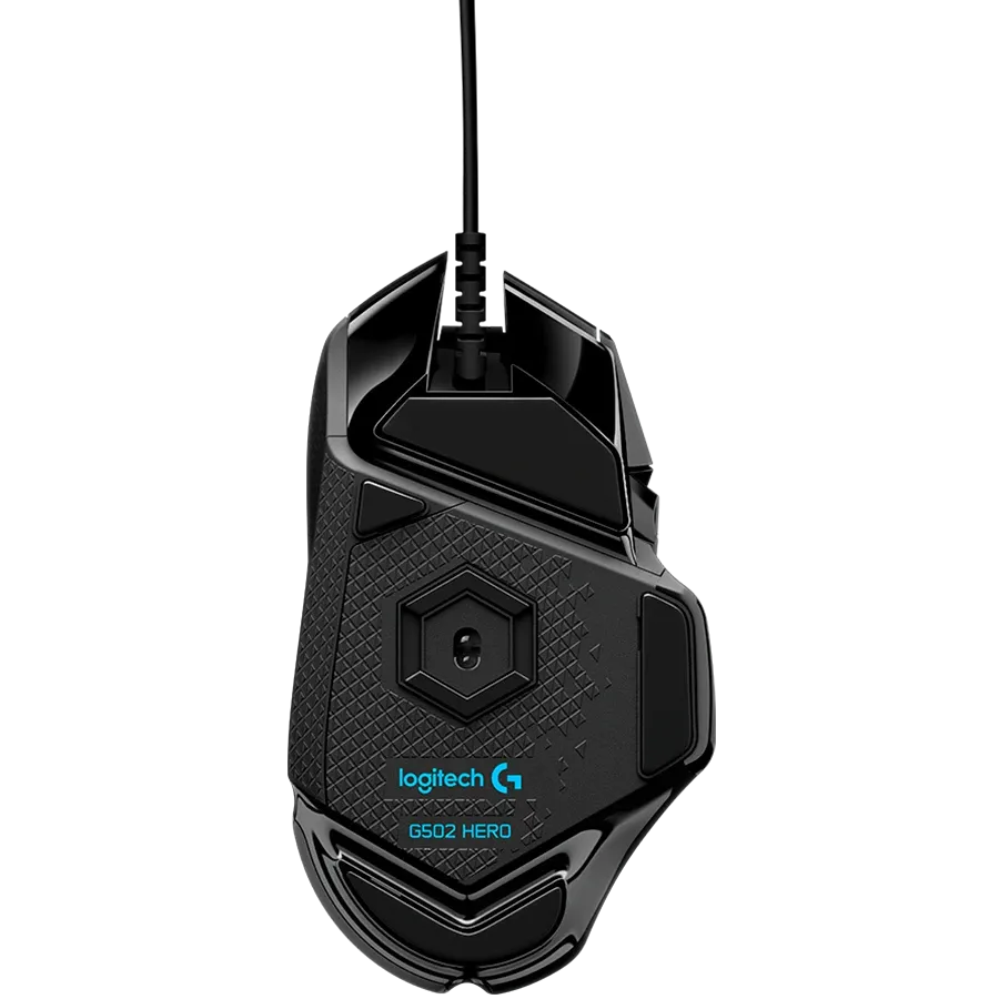 Геймърска мишка Logitech G502 Corded, HERO, USB, EER2, черна