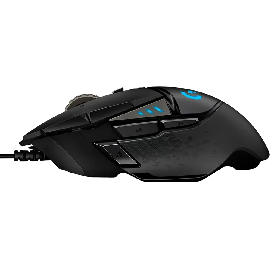 Геймърска мишка Logitech G502 Corded, HERO, USB, EER2, черна