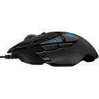 Геймърска мишка Logitech G502 Corded, HERO, USB, EER2, черна