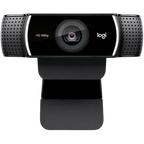 Уеб камера Logitech C922 Pro Stream, Tripod, USB, черна
