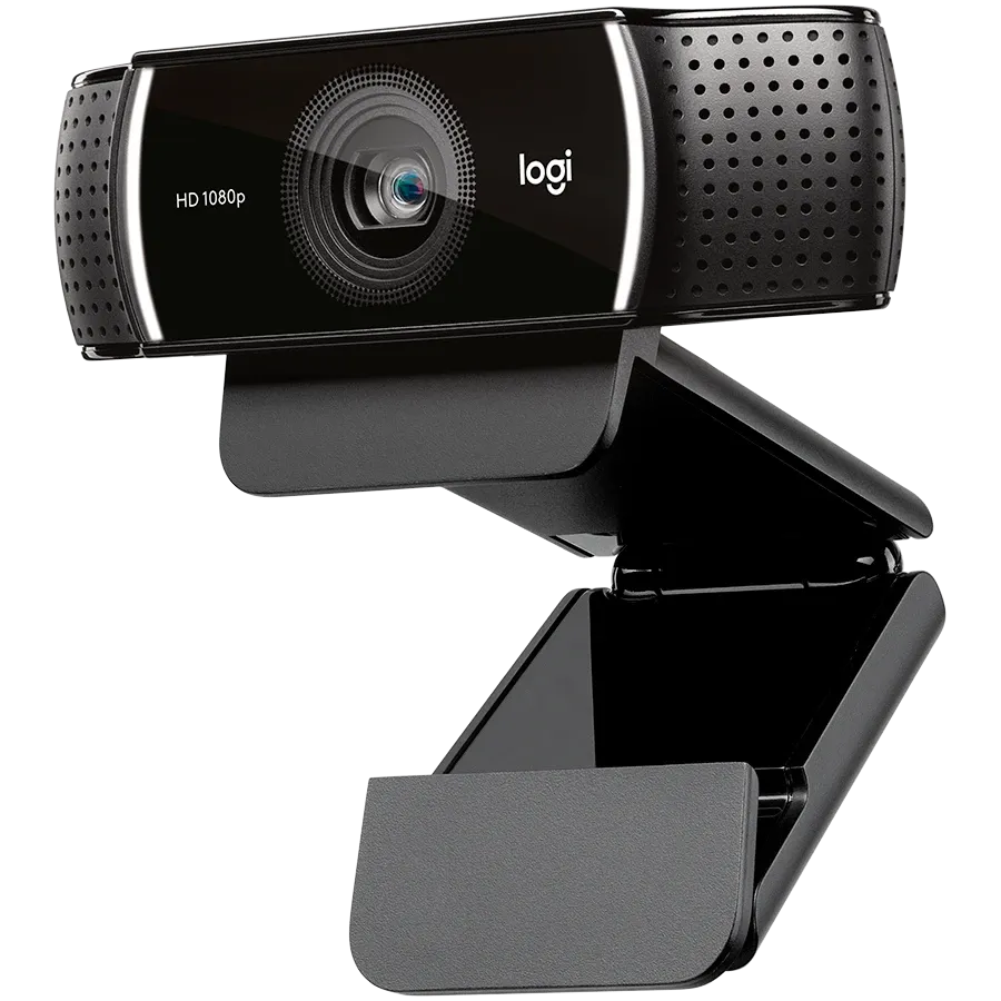 Уеб камера Logitech C922 Pro Stream, Tripod, USB, черна