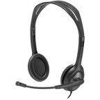 Слушалки Logitech H111 Corded Stereo, 3.5 MM, черни