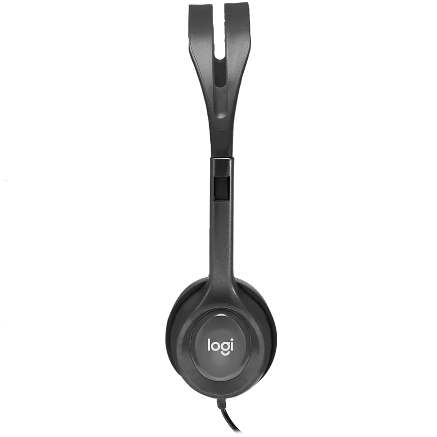 Слушалки Logitech H111 Corded Stereo, 3.5 MM, черни
