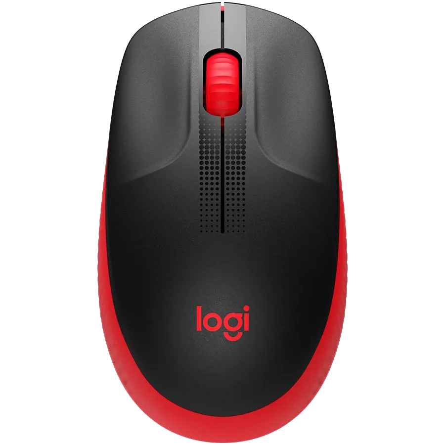 Мишка Logitech M190, червена