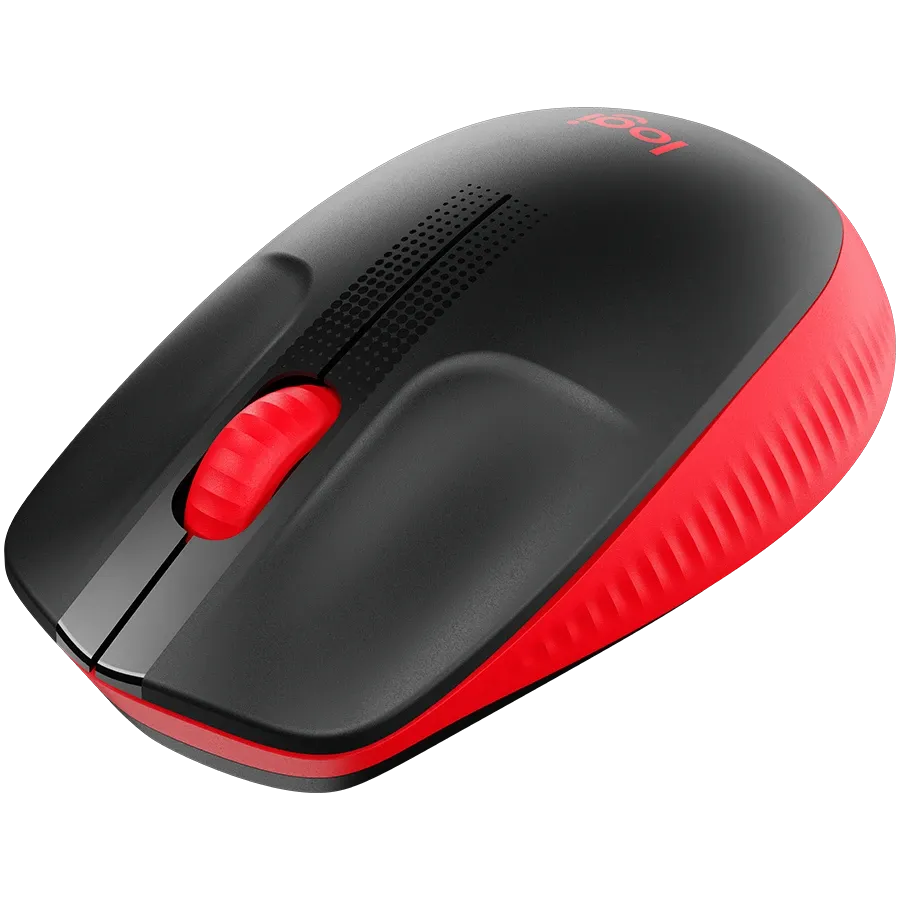 Мишка Logitech M190, червена