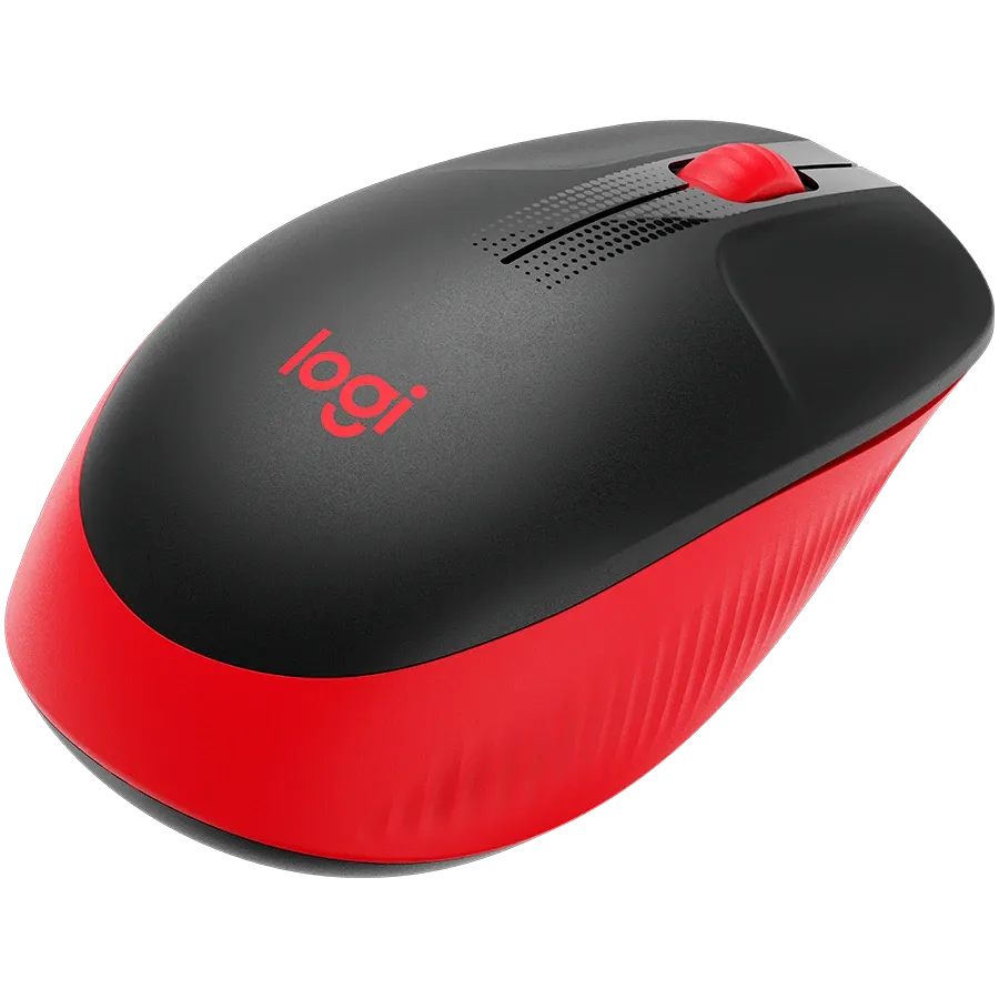 Мишка Logitech M190, червена