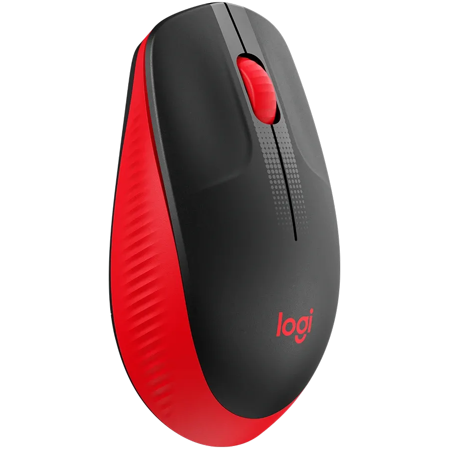 Мишка Logitech M190, червена
