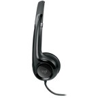 Слушалки Logitech H390 Corded, USB, черни