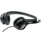 Слушалки Logitech H390 Corded, USB, черни