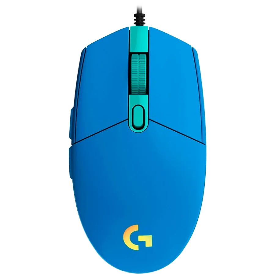 Мишка Logitech G102 Lightsync Corded, USB, EER, синя