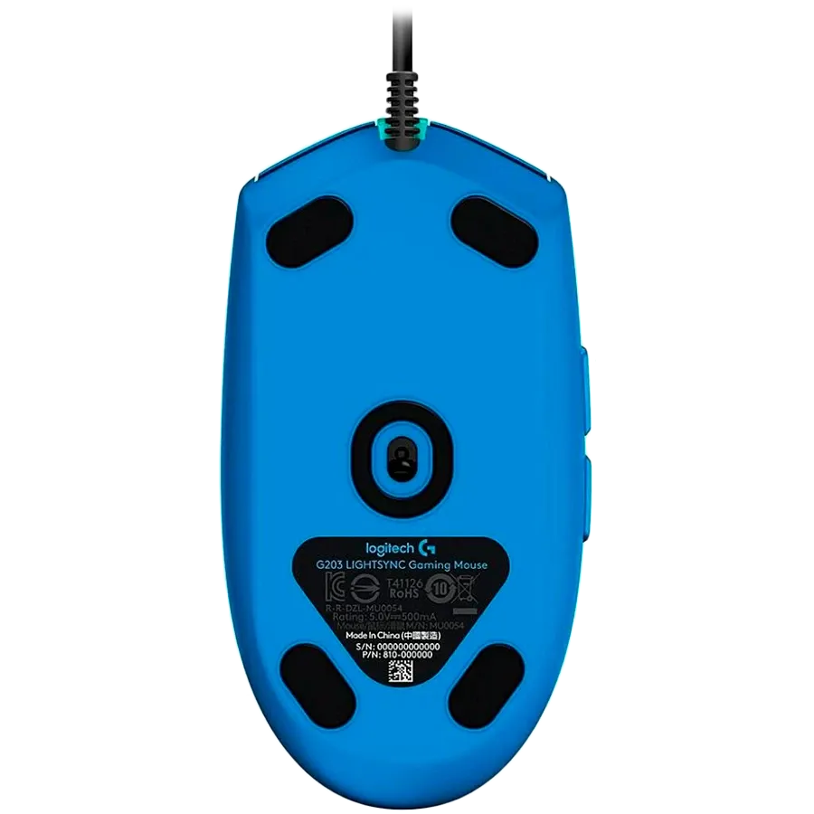 Мишка Logitech G102 Lightsync Corded, USB, EER, синя