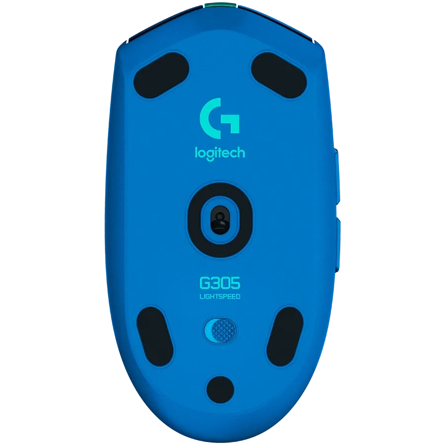 Геймърска мишка Logitech G305 Lightspeed Wireless, EER2, синя