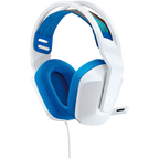 Слушалки Logitech G335 Wired, 3.5 MM, бяли