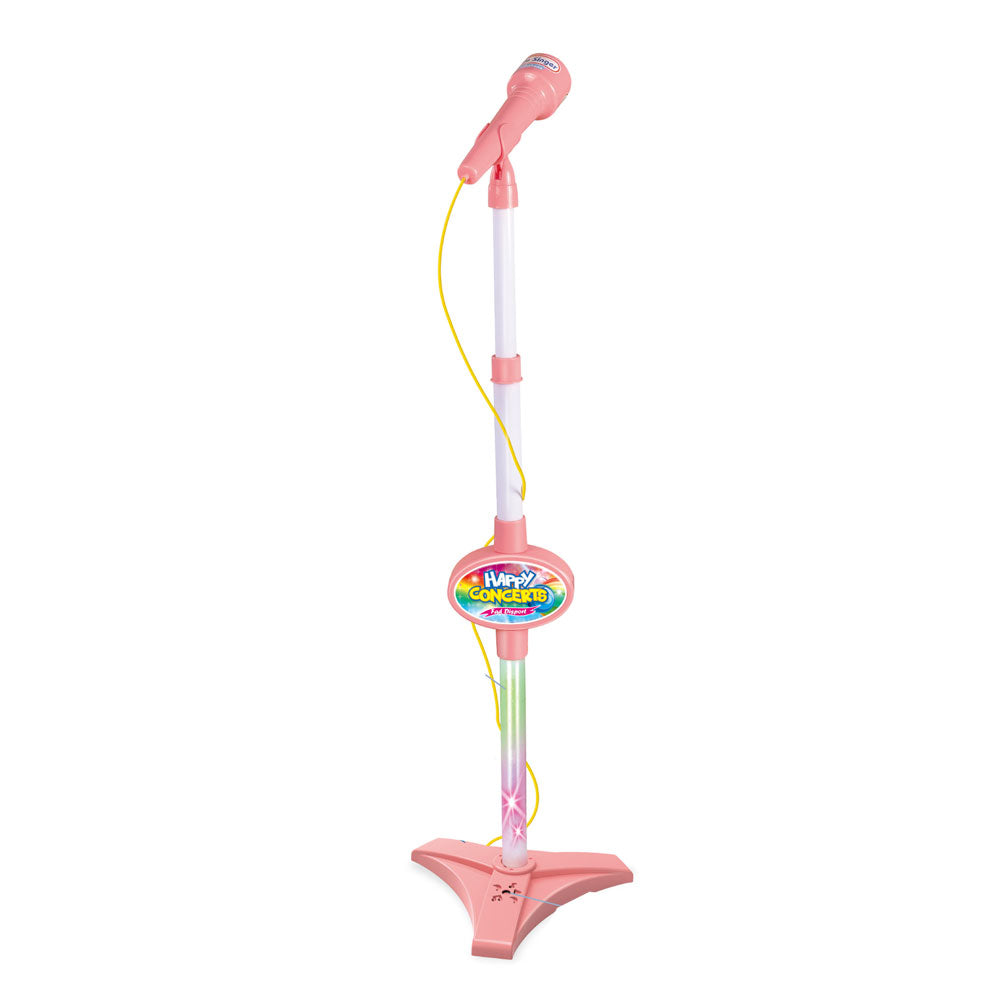 Little Singer Микрофон на стойка Розов