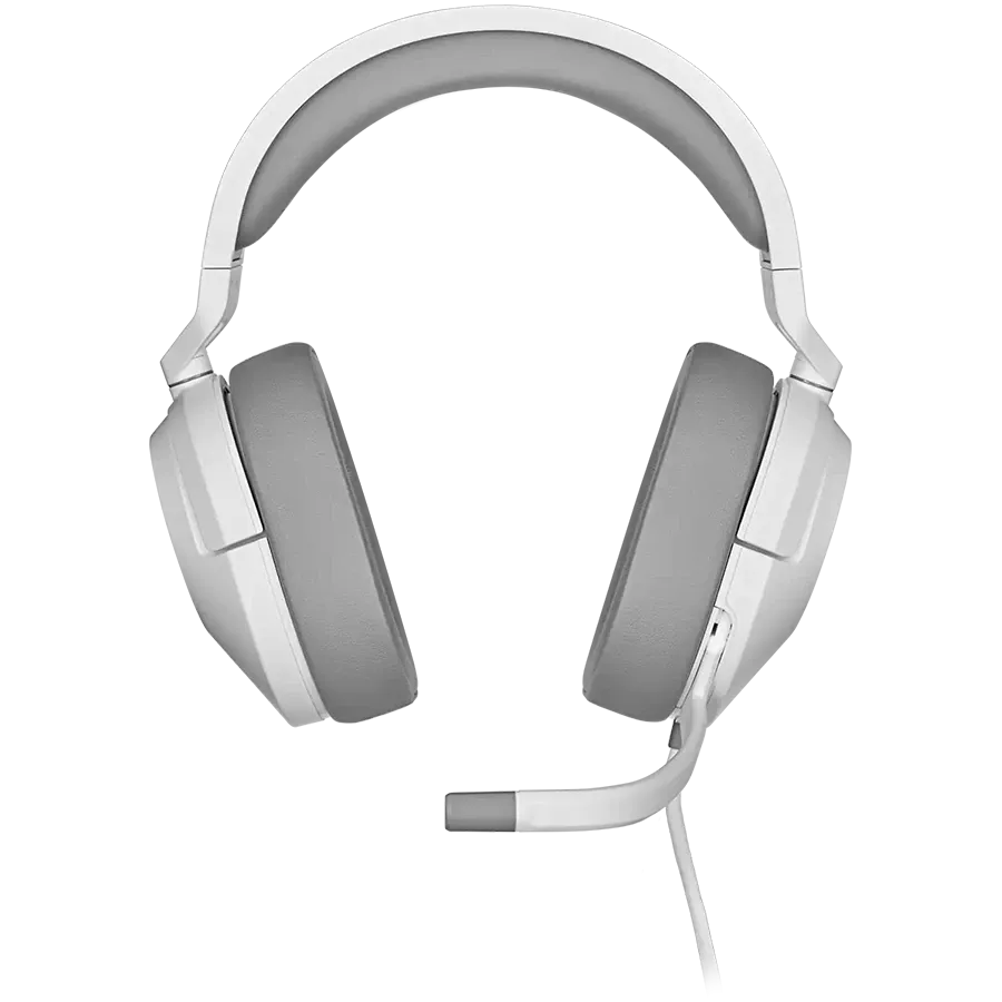 Геймърски слушалки Corsair HS55 Stereo, бяли