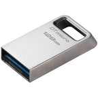 USB флаш памет Kingston 128GB DataTraveler Micro 200MB/s Metal USB 3.2 Gen 1