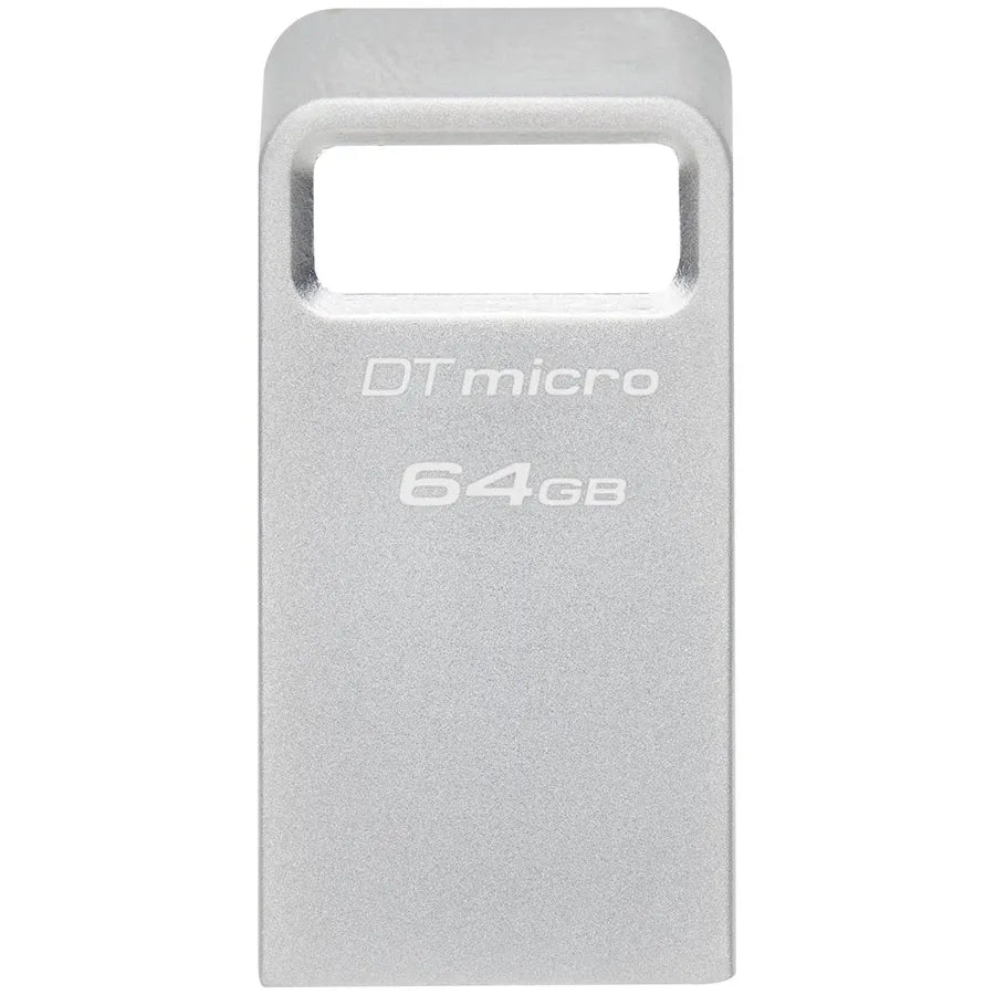 USB флаш памет Kingston 64GB DataTraveler Micro 200MB/s Metal USB 3.2 Gen 1