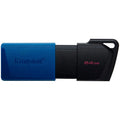 USB флаш памет Kingston 64GB USB3.2 Gen 1 DataTraveler Exodia M (Black +, синя
