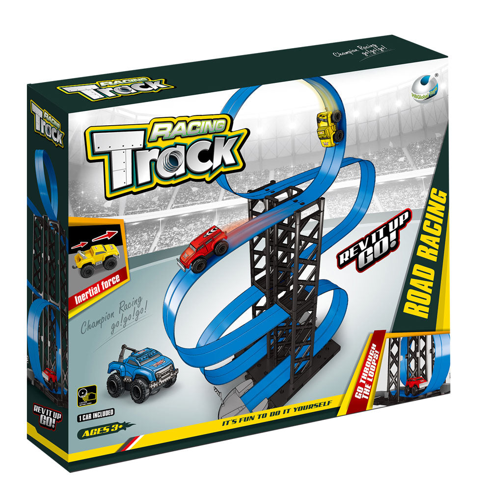 Racing Track Писта на 3 нива с инерционна кола