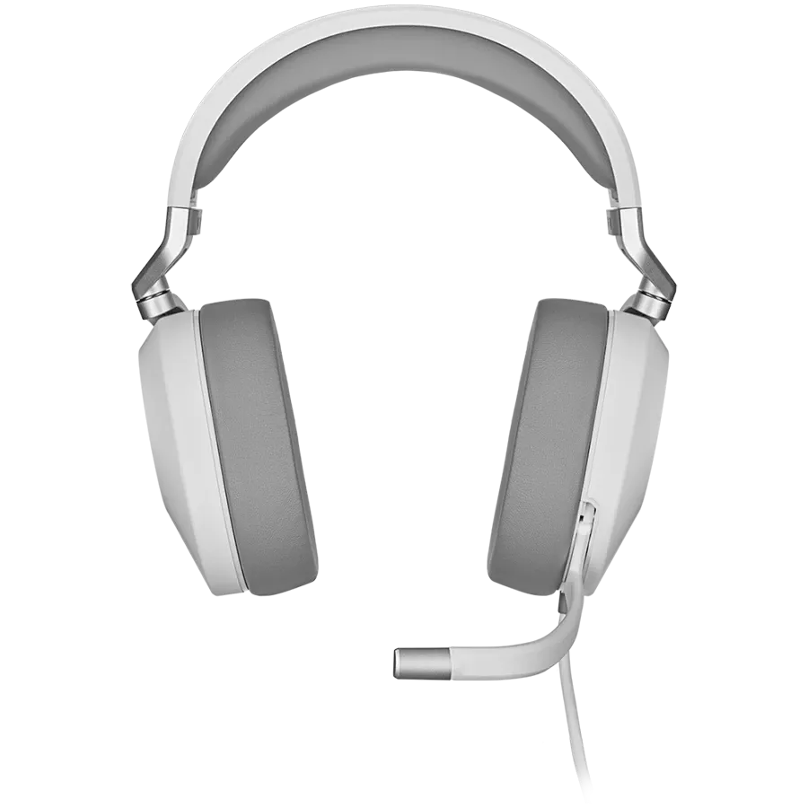 Геймърски слушалки Corsair HS65 Surround, EU, бяли