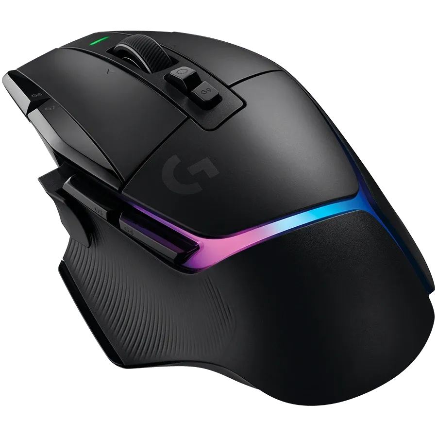 Геймърска мишка Logitech G502 X PLUS, BLACK/PREMIUM, 2.4GHZ, EER2, #933