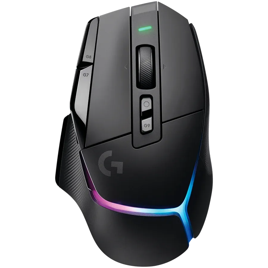 Геймърска мишка Logitech G502 X PLUS, BLACK/PREMIUM, 2.4GHZ, EER2, #933