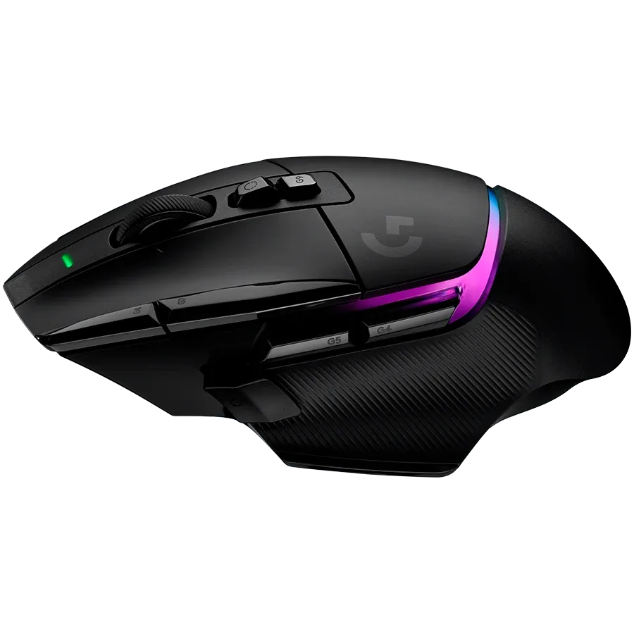 Геймърска мишка Logitech G502 X PLUS, BLACK/PREMIUM, 2.4GHZ, EER2, #933