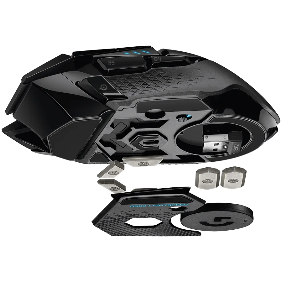 Геймърска мишка Logitech G502 X LIGHTSPEED, BLACK/CORE, 2.4GHZ, EER2, #933