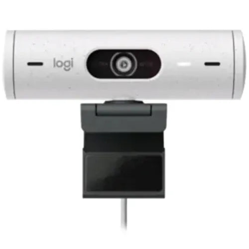 Видеоконферентна система Logitech BRIO 500 Full HD, OFF-WHITE, USB-C