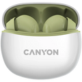 Безжични слушалки Canyon TWS-5, зелени