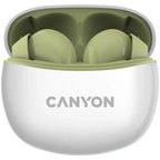 Безжични слушалки Canyon TWS-5, зелени