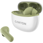 Безжични слушалки Canyon TWS-5, зелени