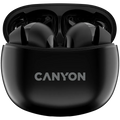 Безжични слушалки Canyon TWS-5, черни