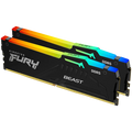 RAM памет Kingston DRAM 32GB 5600MT/s DDR5 CL36 DIMM (Kit of 2) FURY Beast RGB