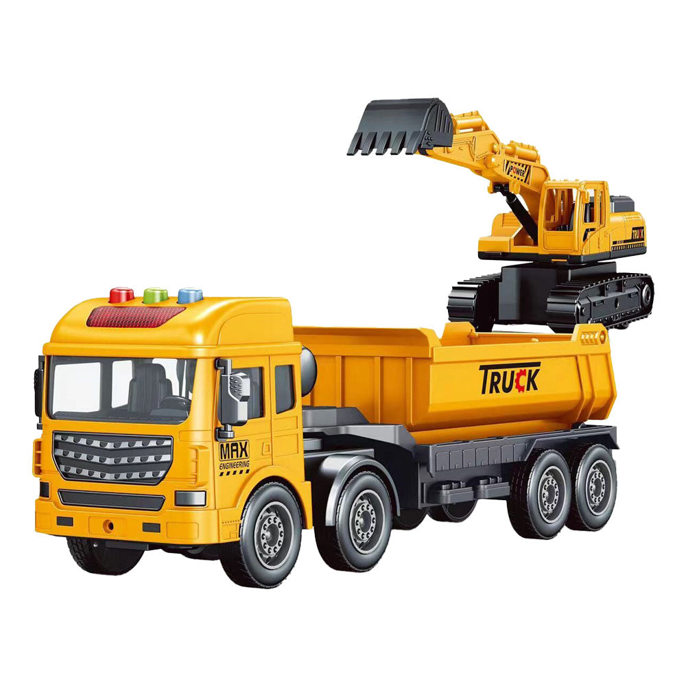 Vehicle Engineering Камион самосвал и верижен багер