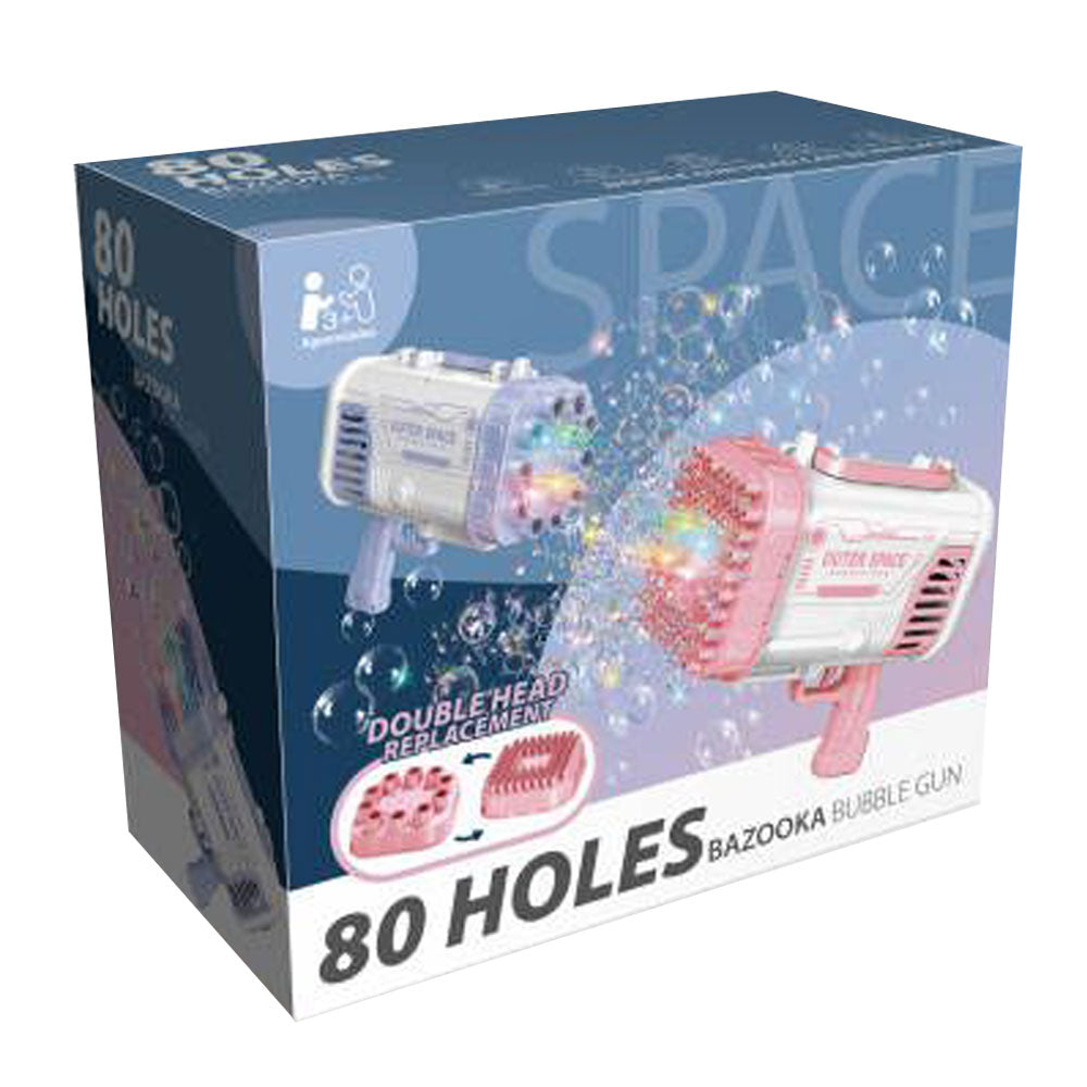 Yifeng Базука Bubble Gun Outer Space 80 Балончета Розова