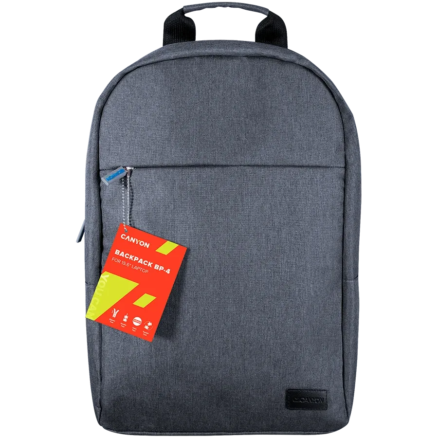 Чанта за лаптоп Canyon bag BP-4 Slim 12L, сива