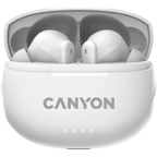 Безжични слушалки Canyon TWS-8 ENC, бяли