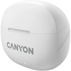 Безжични слушалки Canyon TWS-8 ENC, бяли