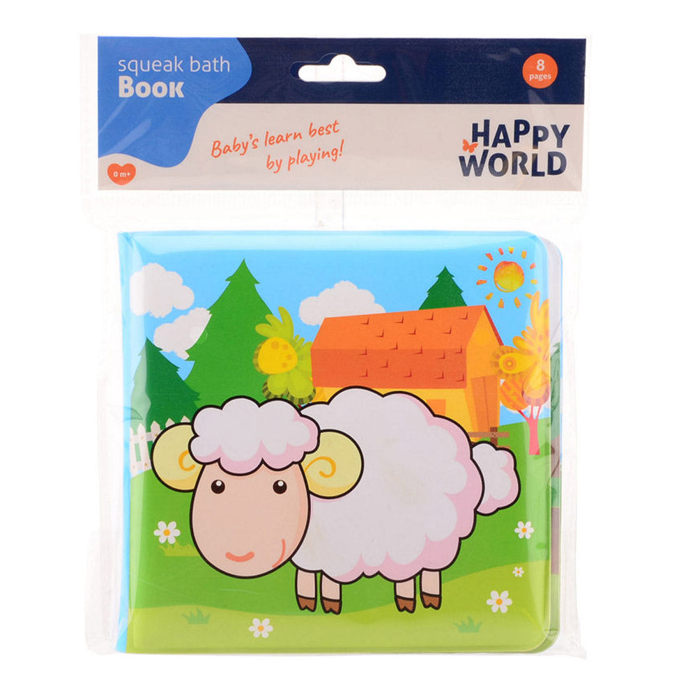 JT Книжка за баня Happy World с животни